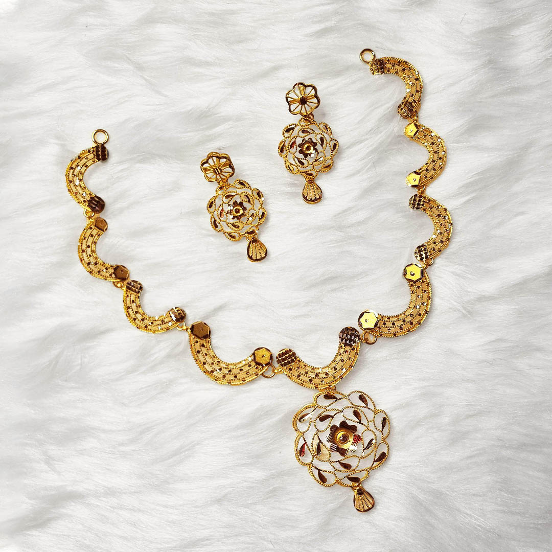 Rosy necklace set